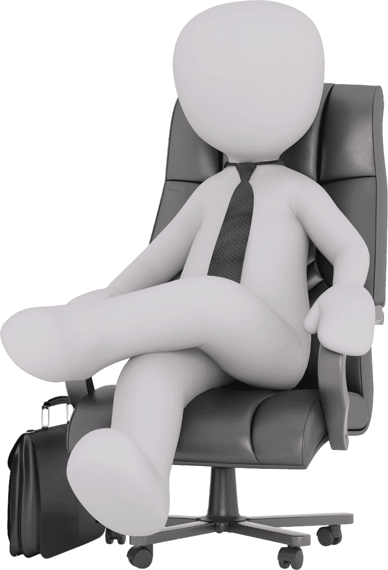 Sentado en una silla